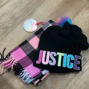 Youth winter set - scarf/hat/mitts